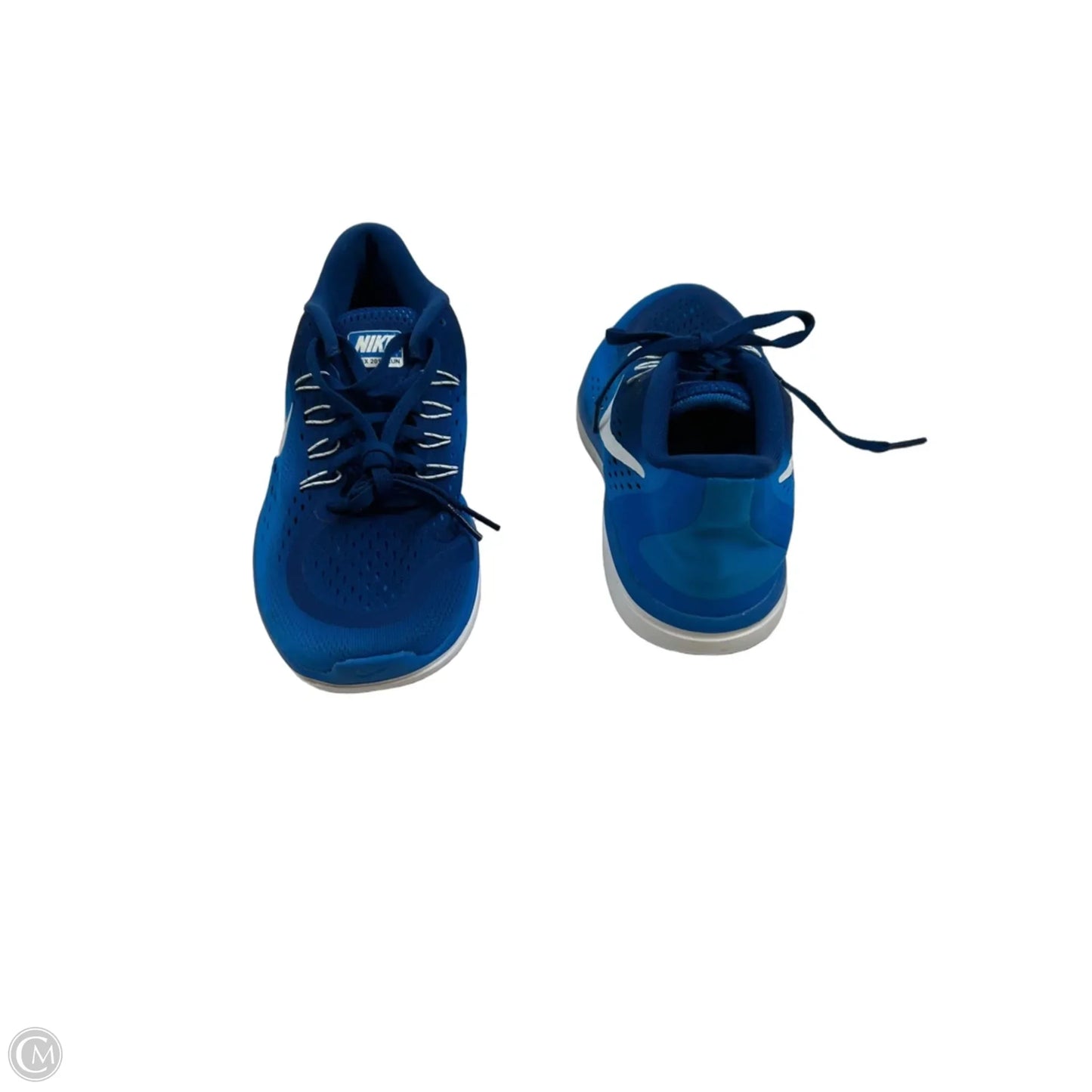 Shoes Sneakers By Nike In Blue & White, Size: 7.5