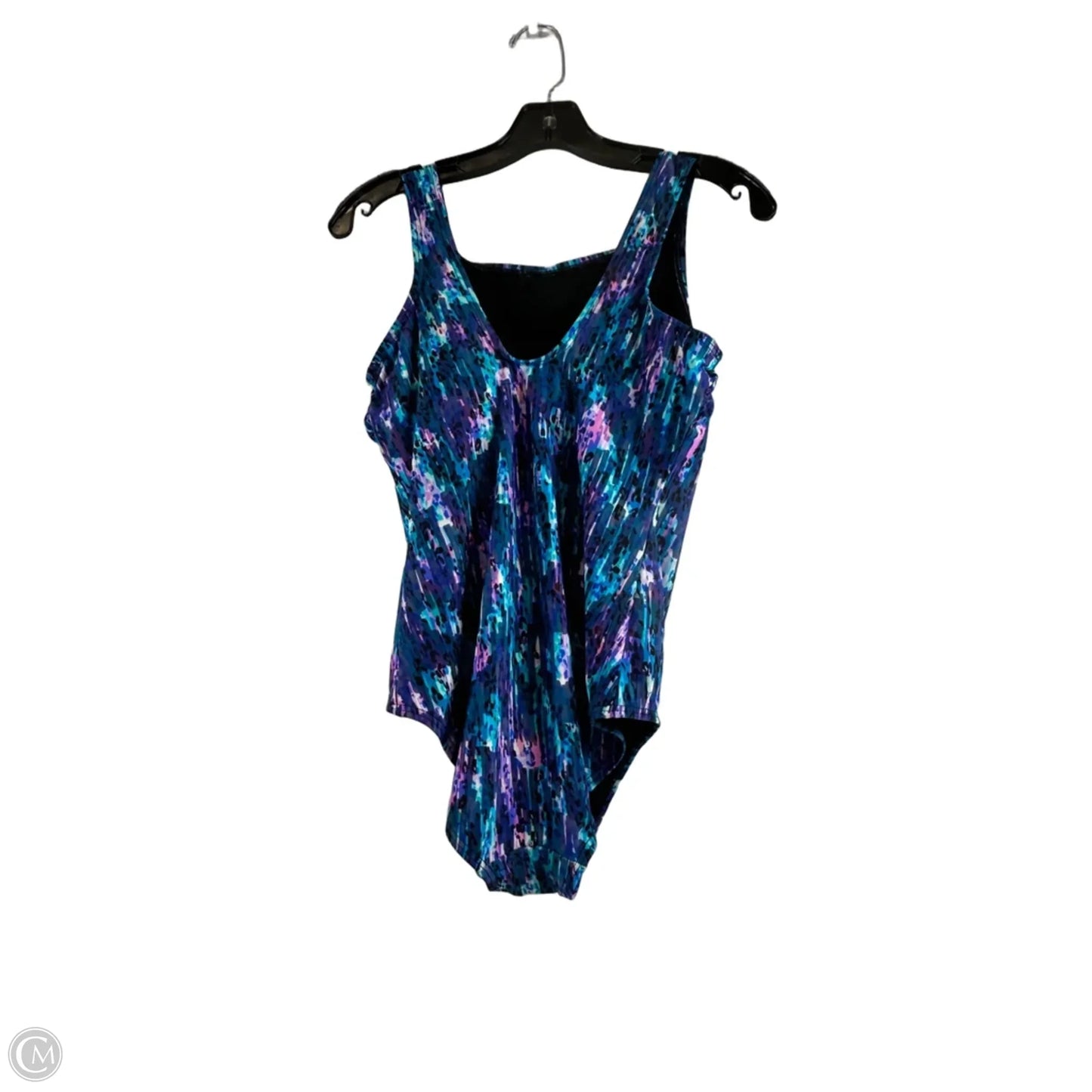 Swimsuit By Clothes Mentor In Blue & Purple, Size: 10