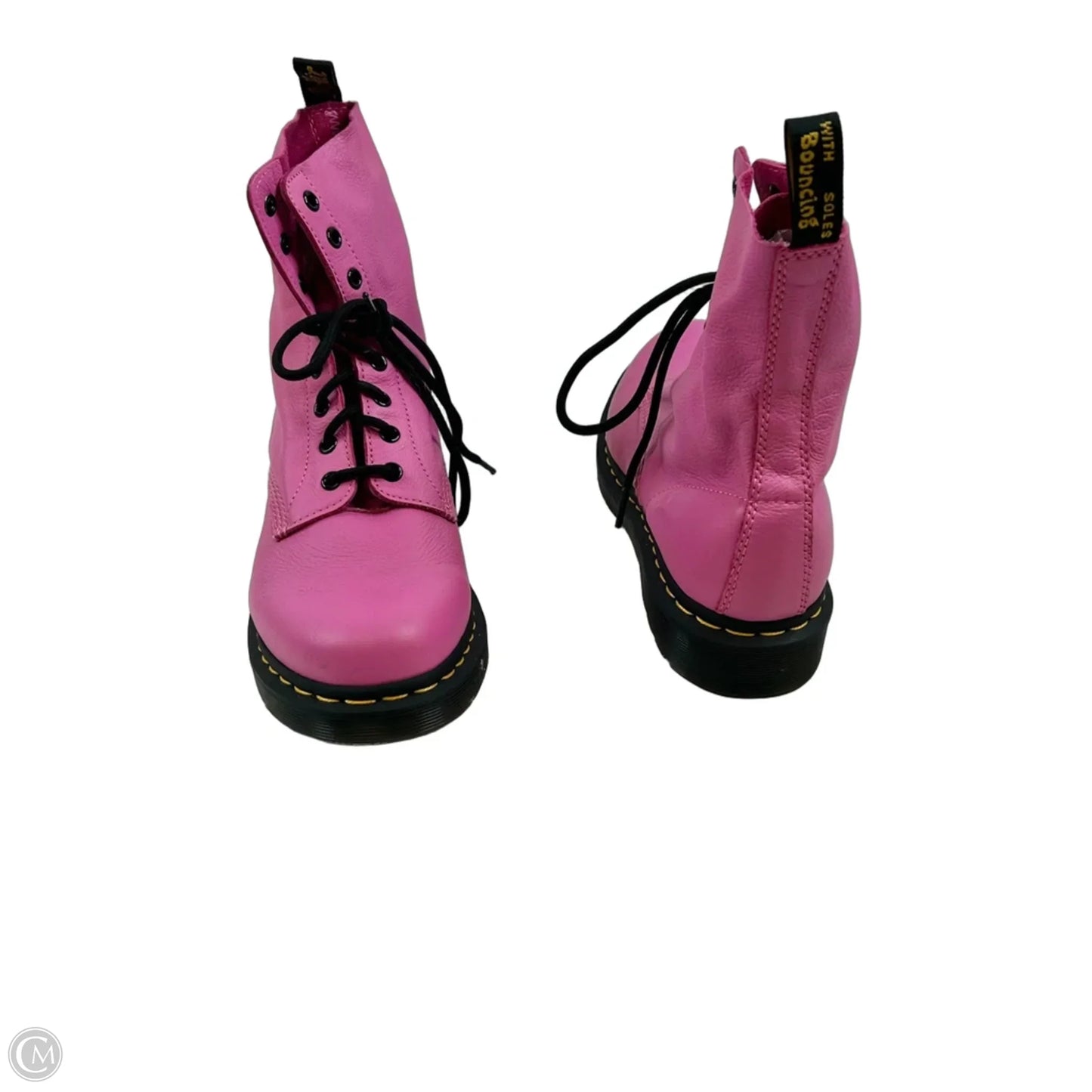 Boots Combat By Dr Martens In Pink, Size: 11