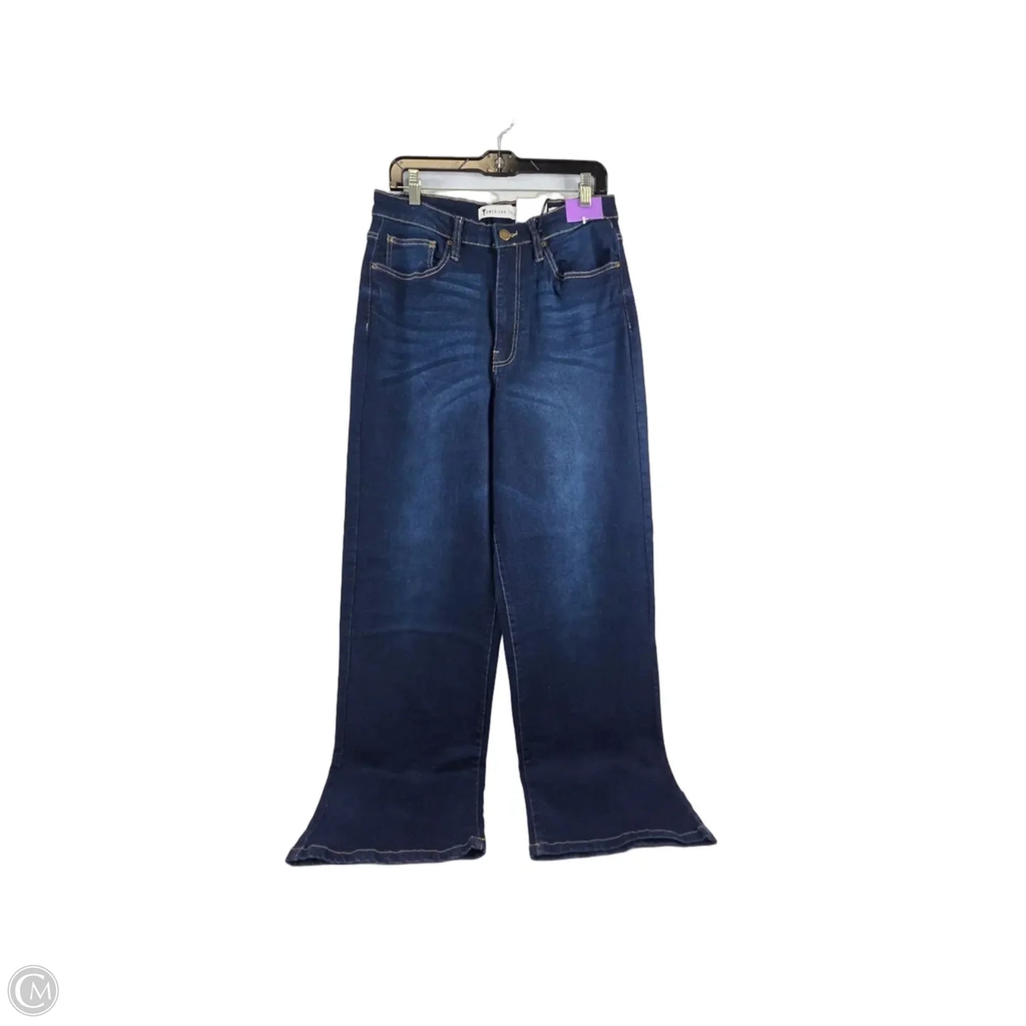 Jeans Wide Leg By Clothes Mentor In Blue Denim, Size: 12