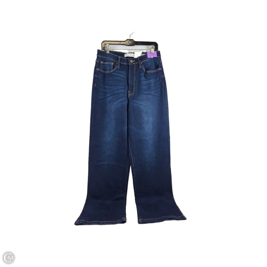 Jeans Wide Leg By Clothes Mentor In Blue Denim, Size: 12