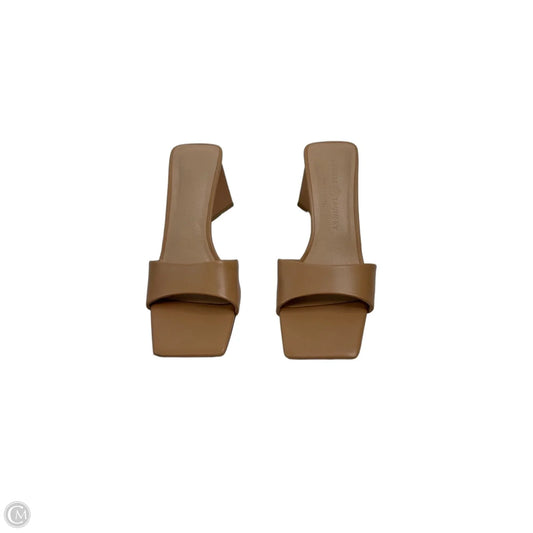 Sandals Heels Block By Chinese Laundry In Tan, Size: 8