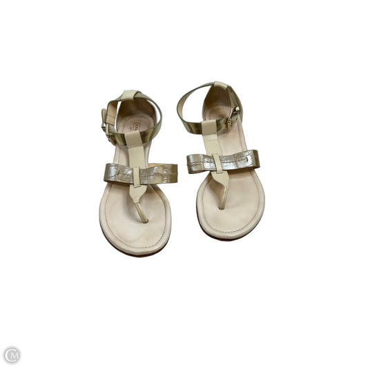 Sandals Designer By Coach In Beige, Size: 9