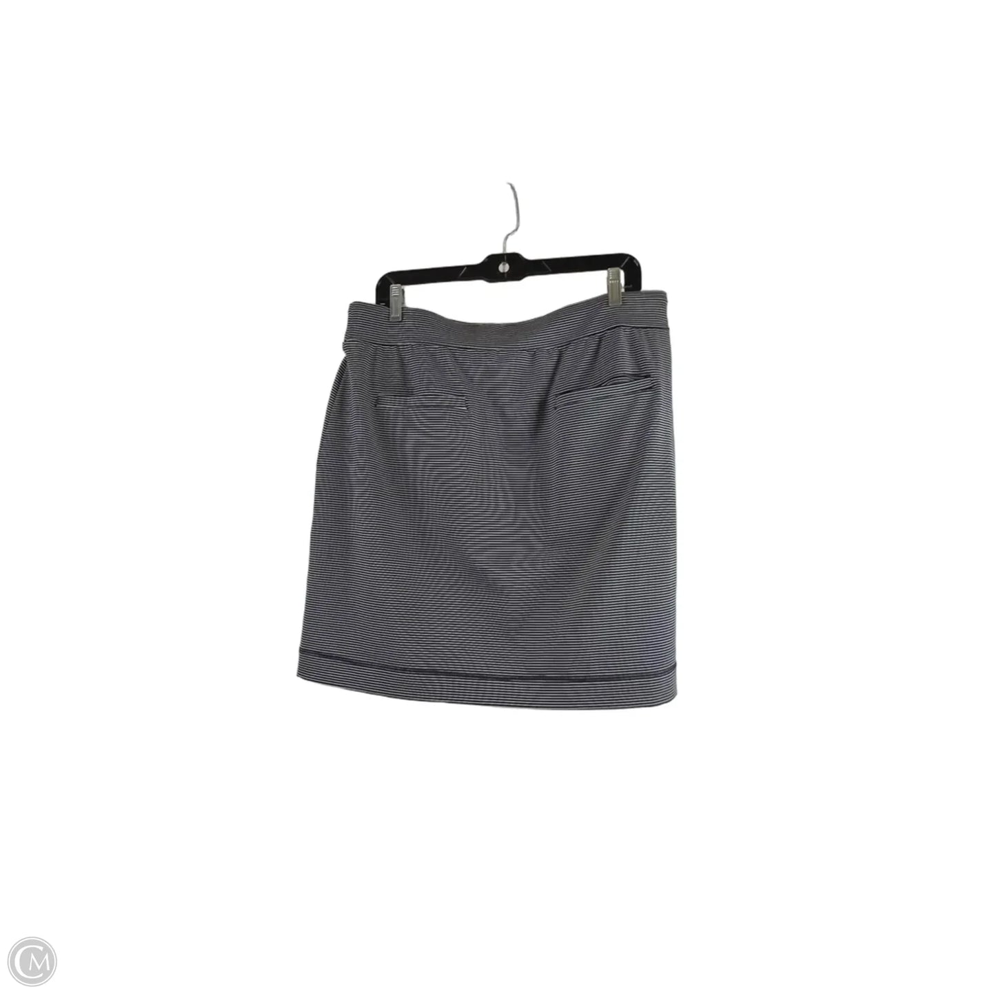 Skort By Chicos In Striped Pattern, Size: 12