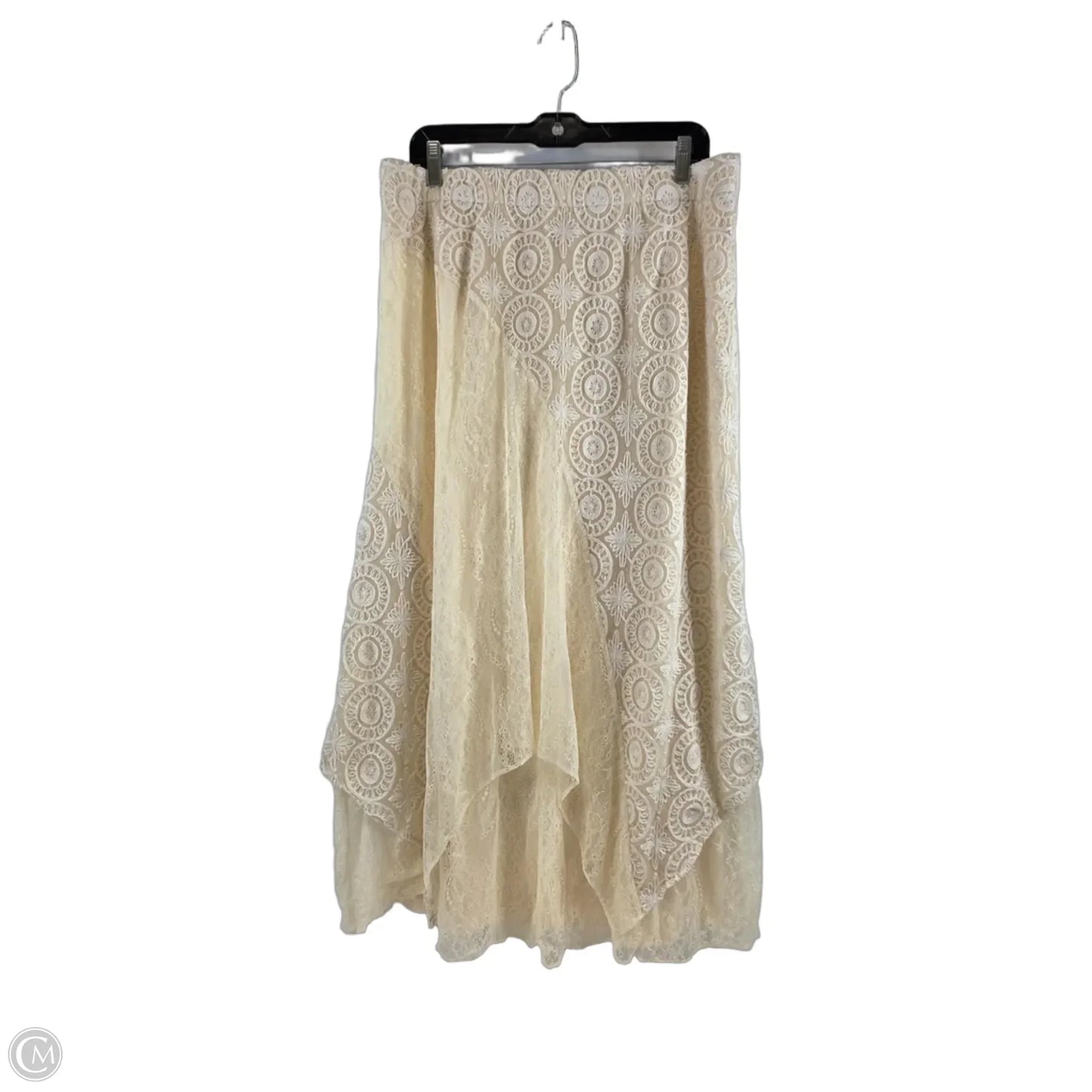 Skirt Maxi By Chicos In Ivory, Size: 12