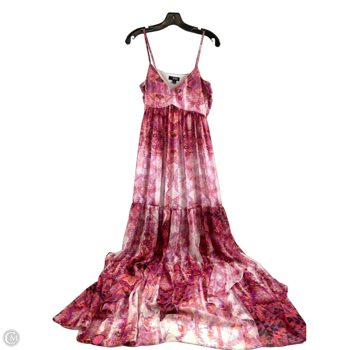 Dress Casual Maxi By Ana In Pink & Purple, Size: S