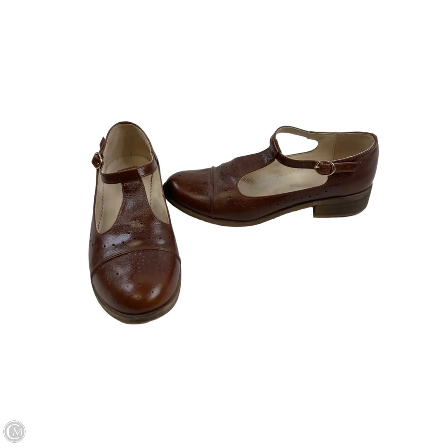 Shoes Flats By Clothes Mentor In Brown, Size: 6