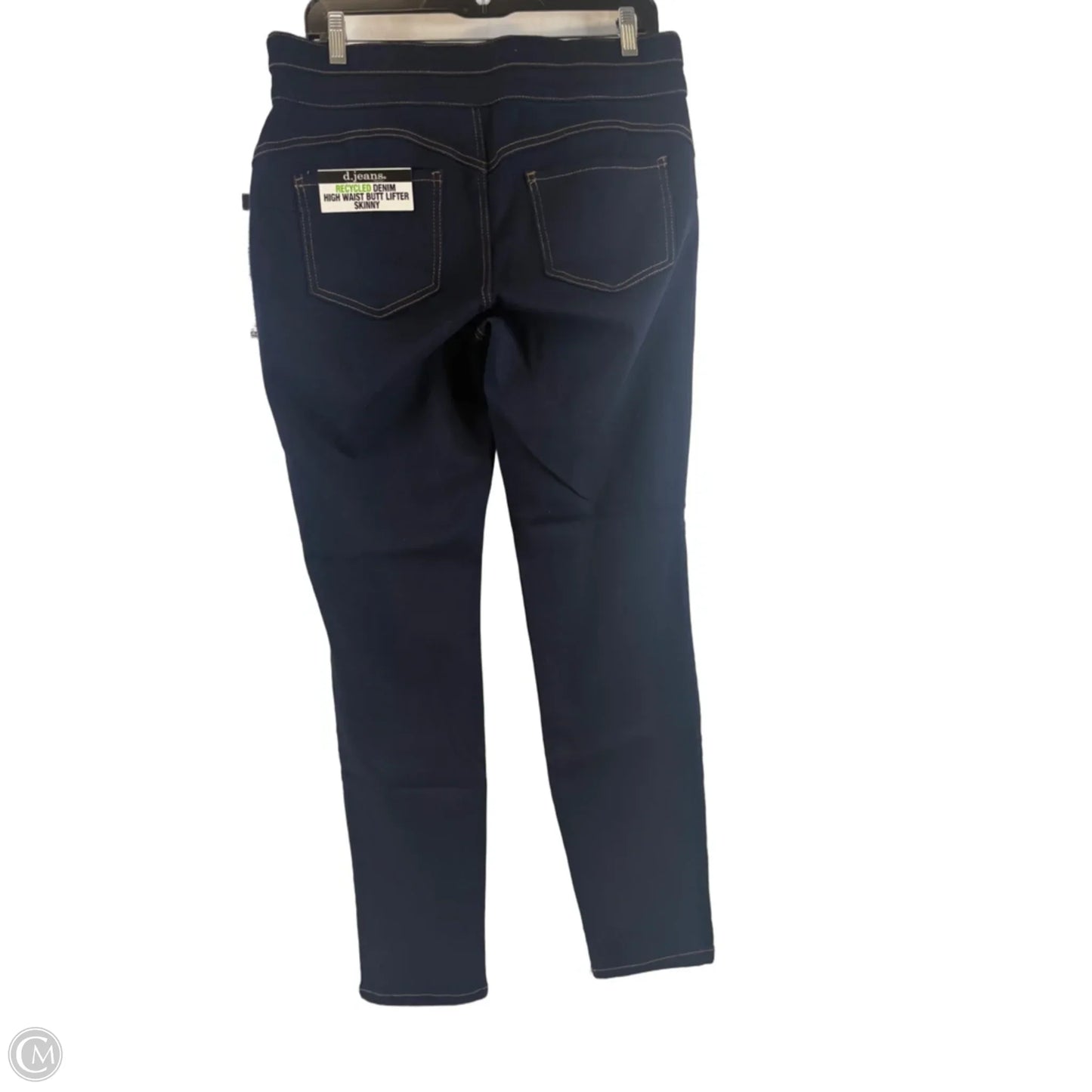 Jeans Skinny By D Jeans In Blue Denim, Size: 12