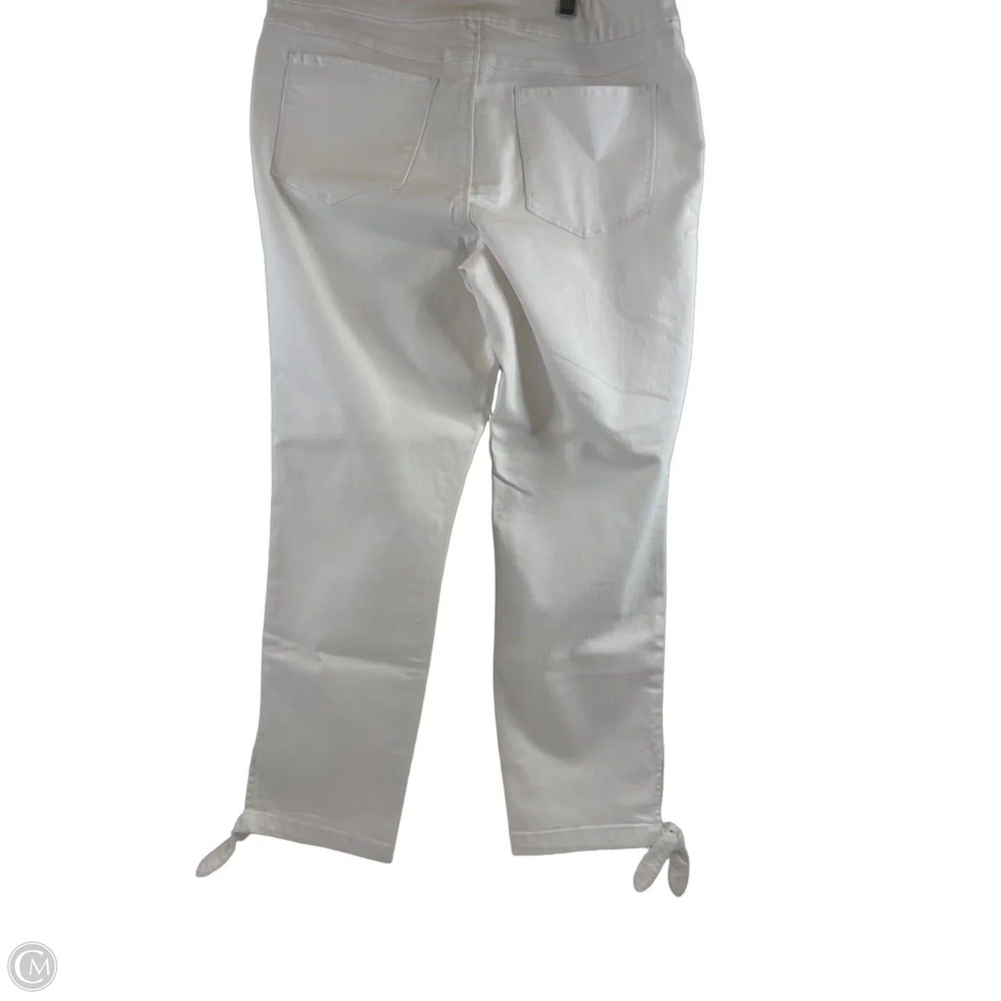 Jeans Jeggings By Tribal In White Denim, Size: 14