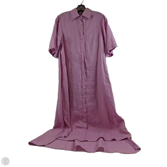Dress Casual Maxi By Clothes Mentor In Pink, Size: Xl