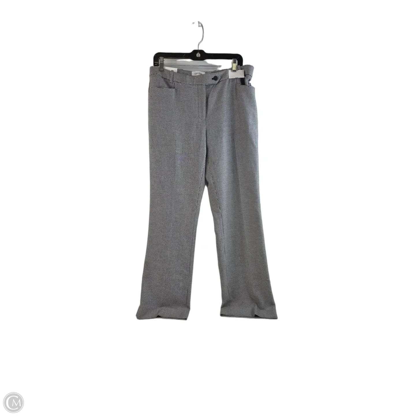 Pants Dress By Calvin Klein In Black & White, Size: 10