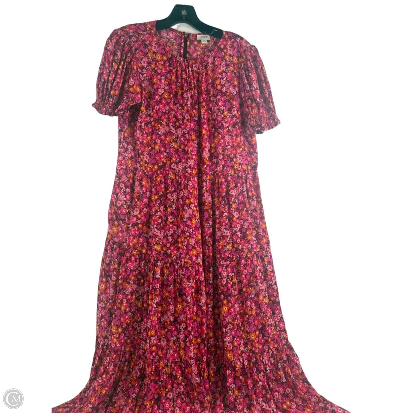 Dress Casual Maxi By J. Crew In Pink & Purple, Size: M