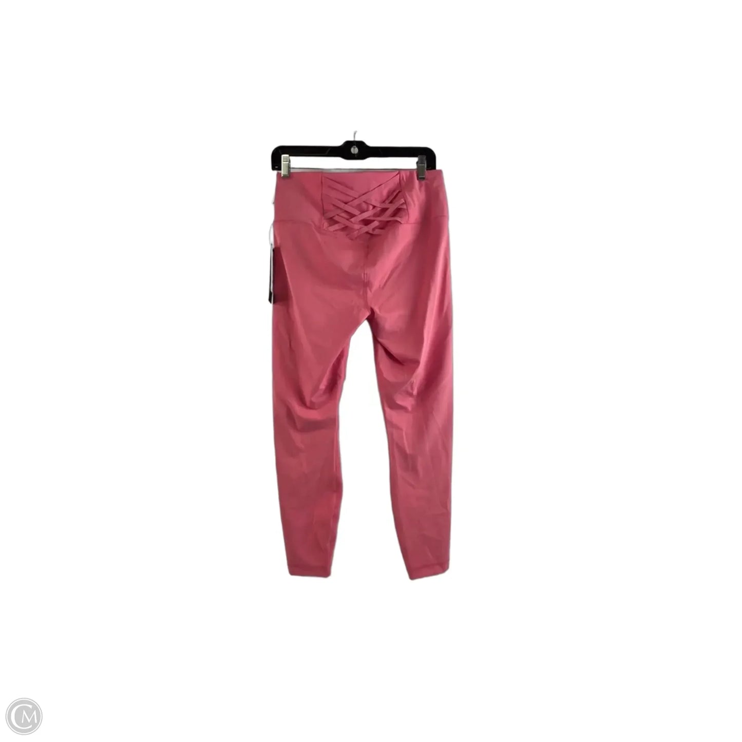 Athletic Leggings By Yogalicious In Orange, Size: L