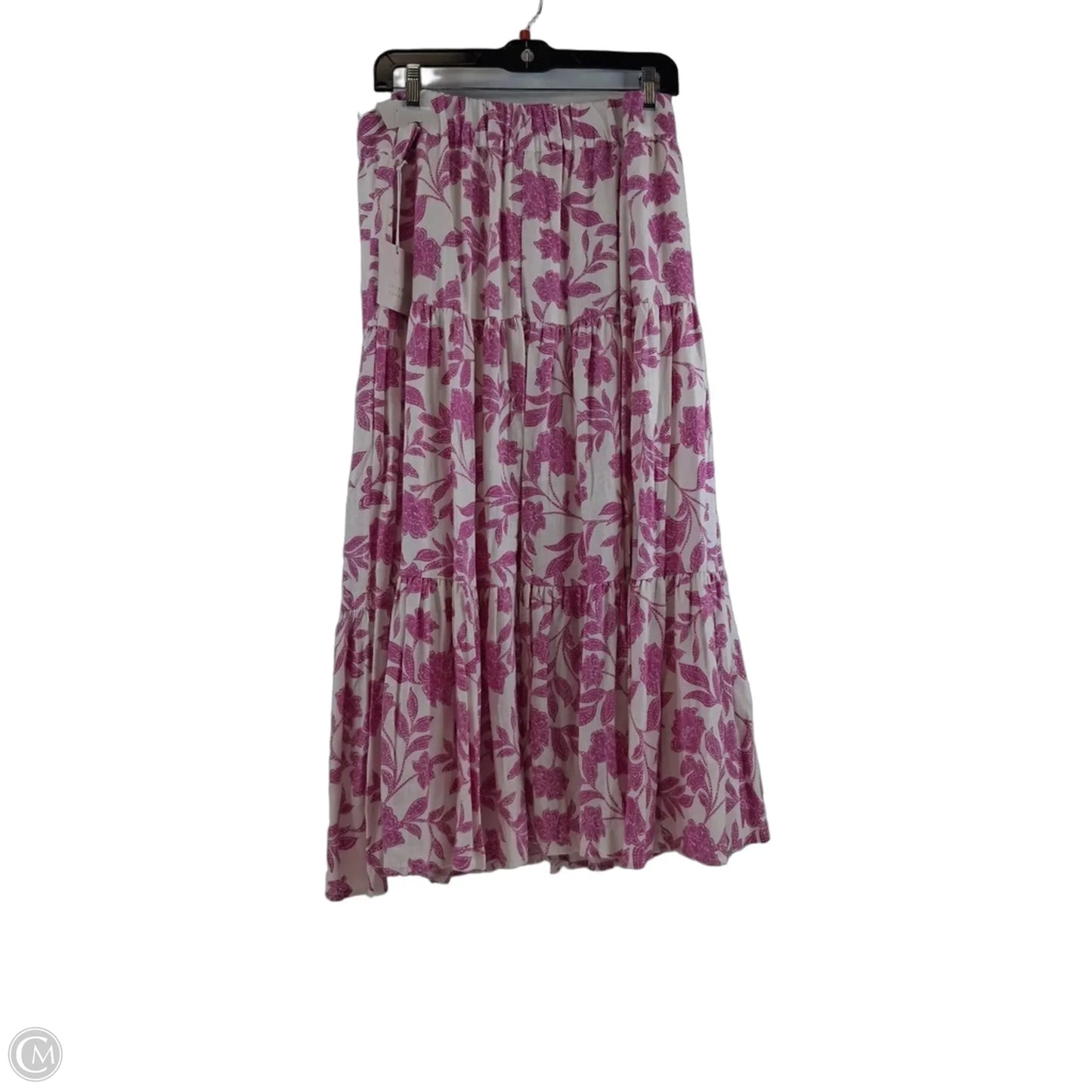Skirt Maxi By Lc Lauren Conrad In Pink & White, Size: 16