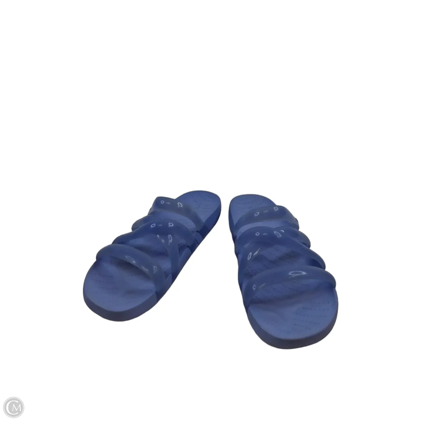 Sandals Flats By Crocs In Purple, Size: 9