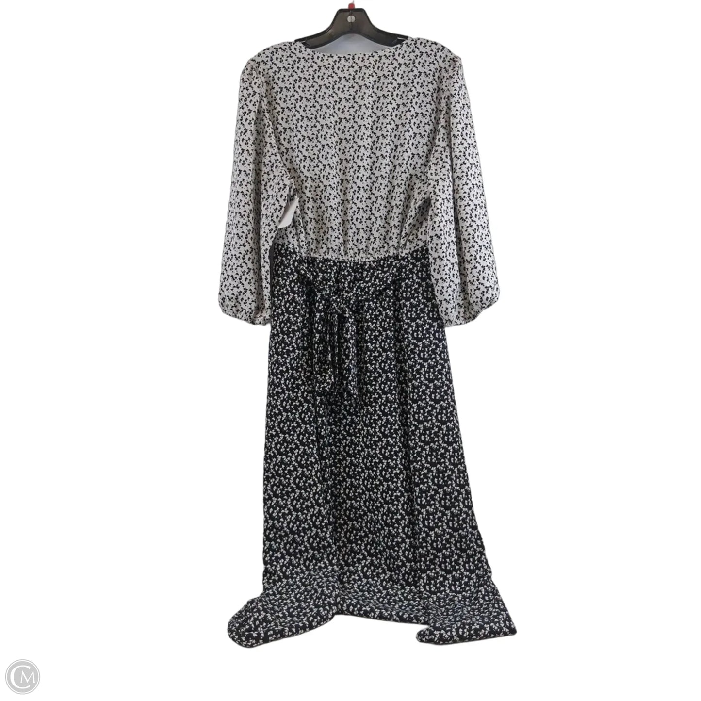 Dress Casual Maxi By Lc Lauren Conrad In Black & White, Size: Xl