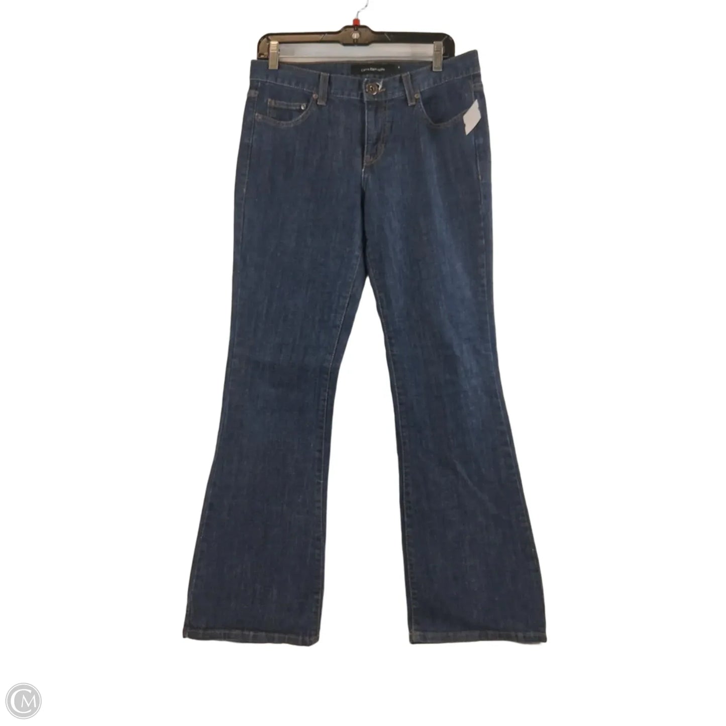Jeans Flared By Calvin Klein In Blue Denim, Size: 8