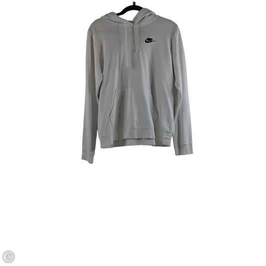 Athletic Sweatshirt Hoodie By Nike Apparel In White, Size: L