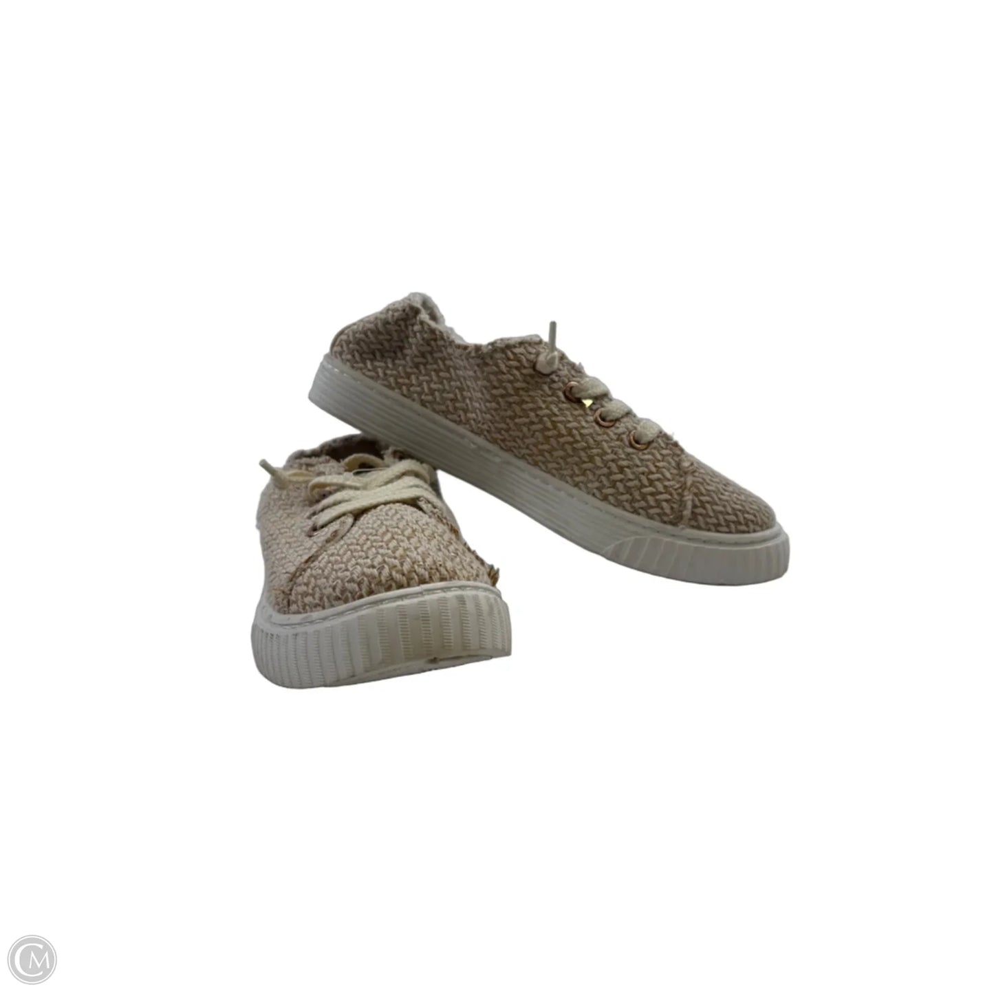 Shoes Sneakers Platform By Tommy Bahama In Tan & White, Size: 9