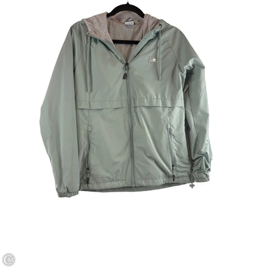 Athletic Jacket By New Balance In Green, Size: S