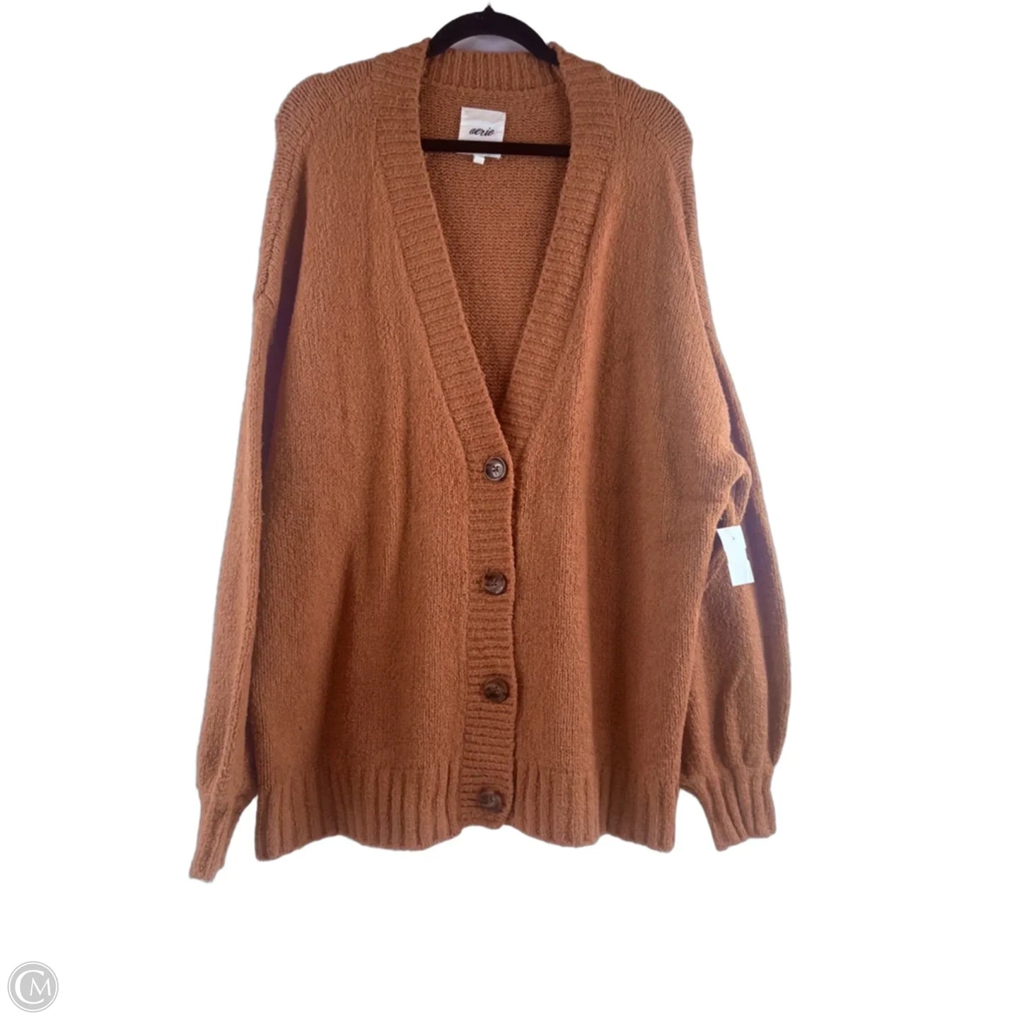 Sweater Cardigan By Aerie In Tan, Size: M