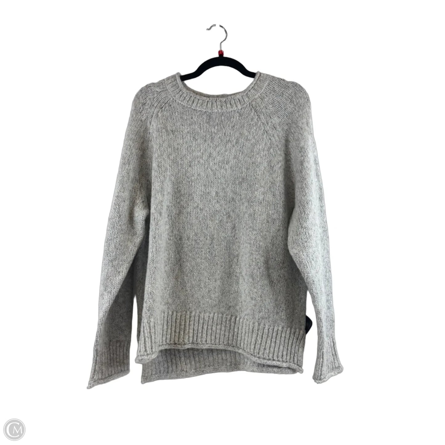 Sweater By Clothes Mentor In Grey, Size: L