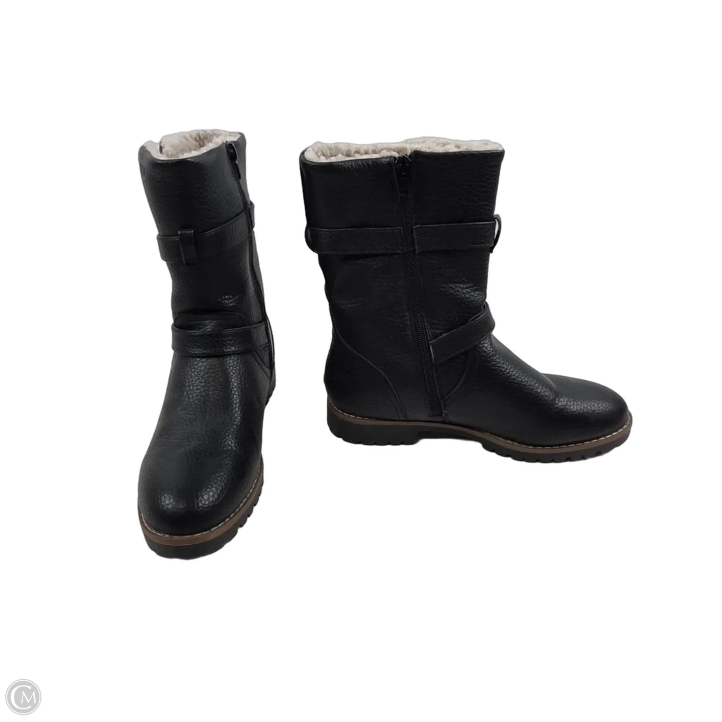 Boots Ankle Flats By Nautica In Black, Size: 9