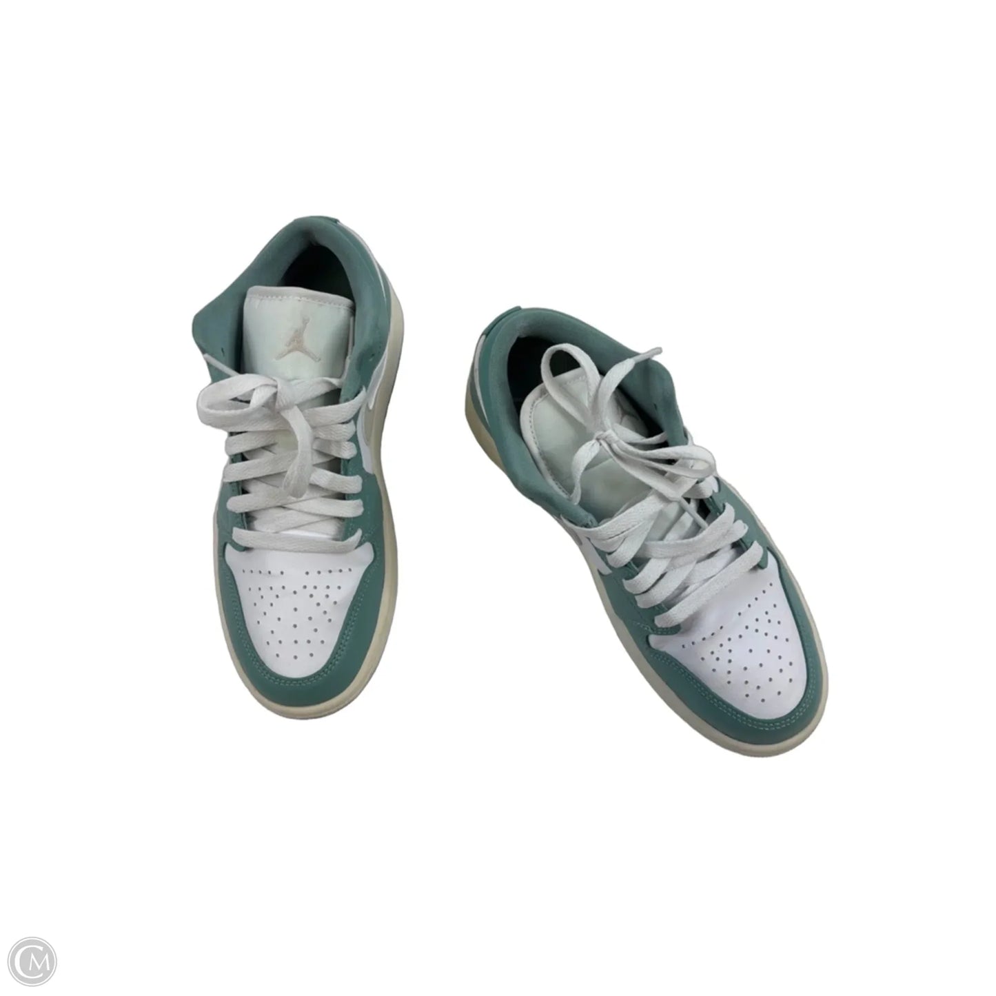 Shoes Athletic By Nike Apparel In Green & White, Size: 7