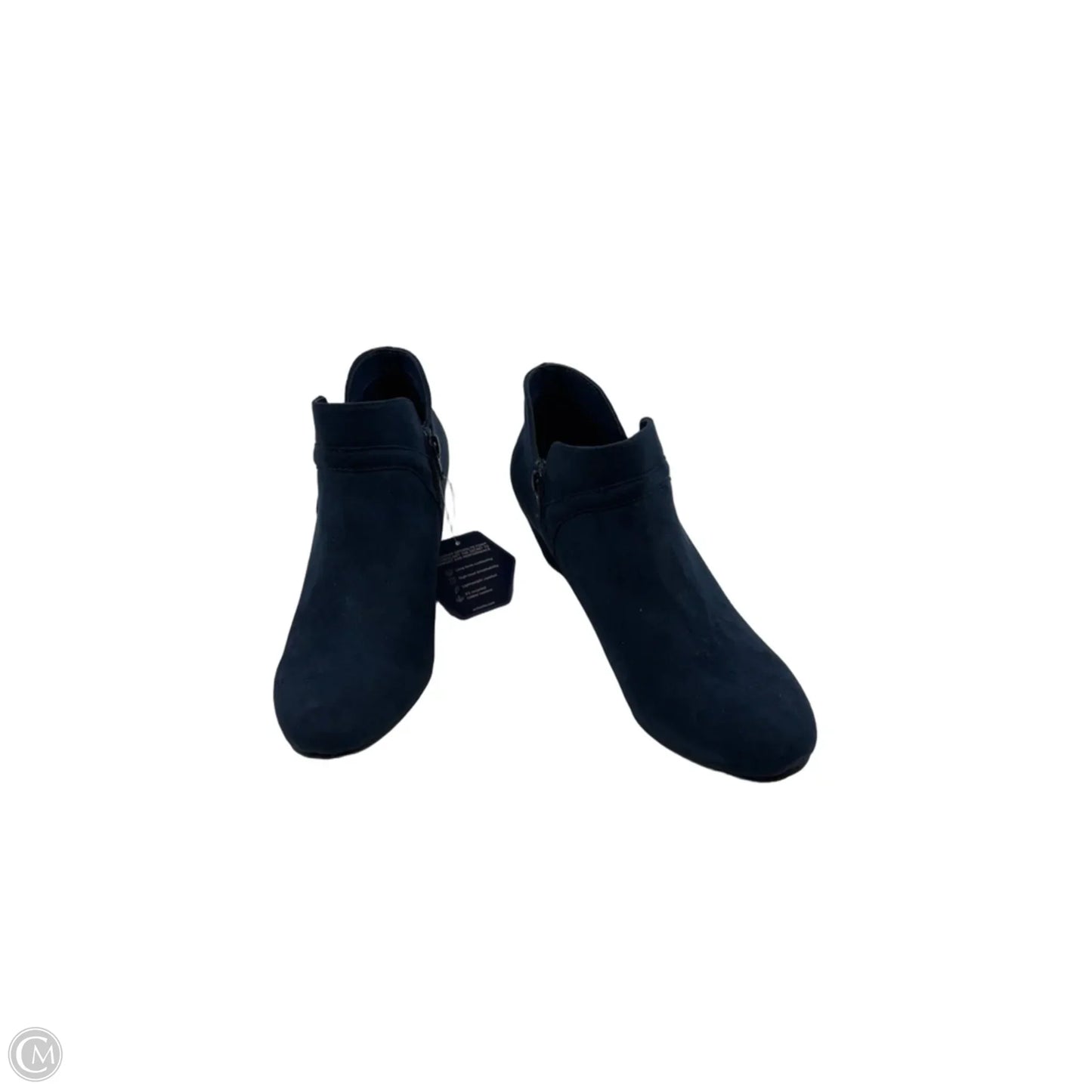 Boots Ankle Flats By Croft And Barrow In Navy, Size: 8