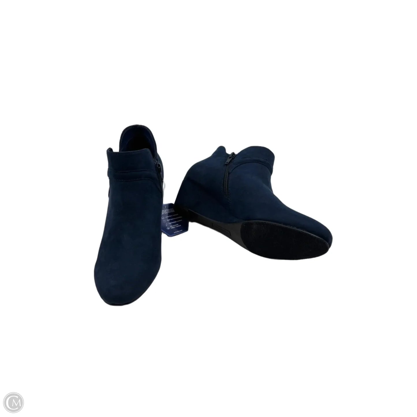 Boots Ankle Flats By Croft And Barrow In Navy, Size: 8