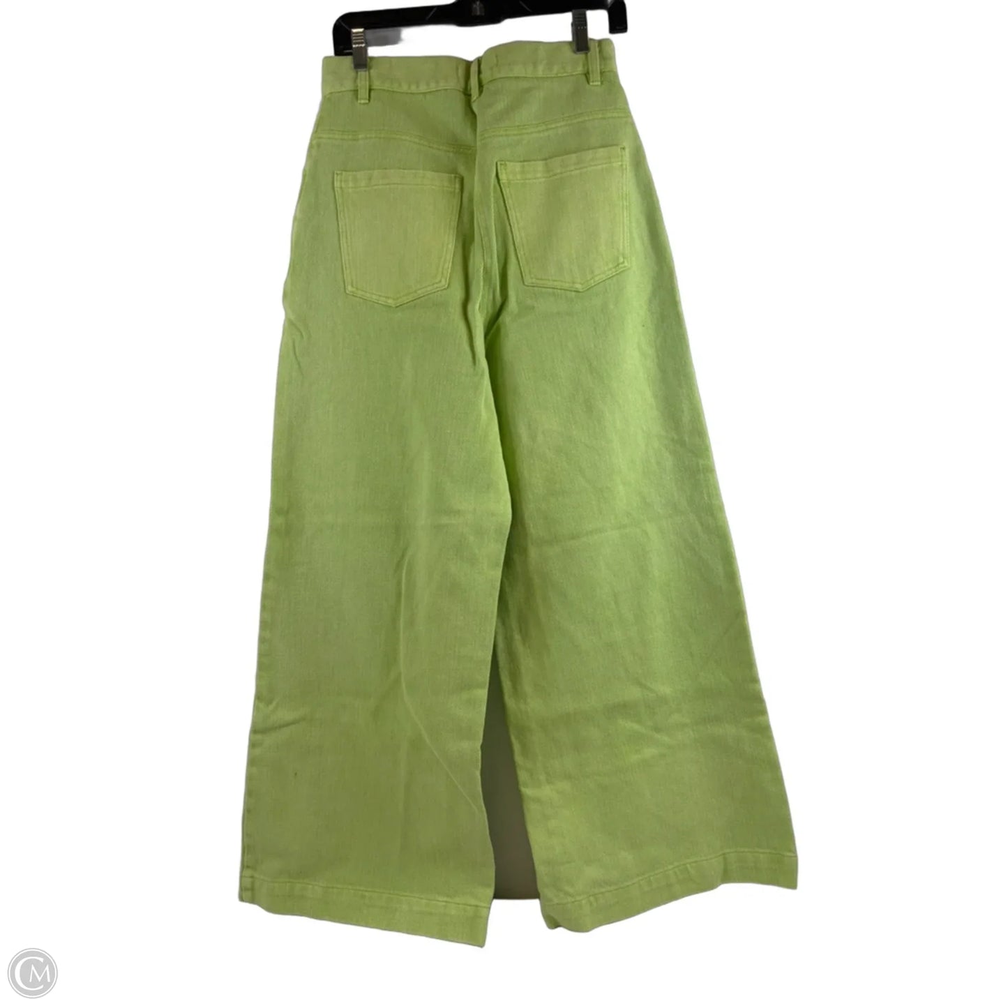 Jeans Wide Leg By Urban Outfitters In Green, Size: 8