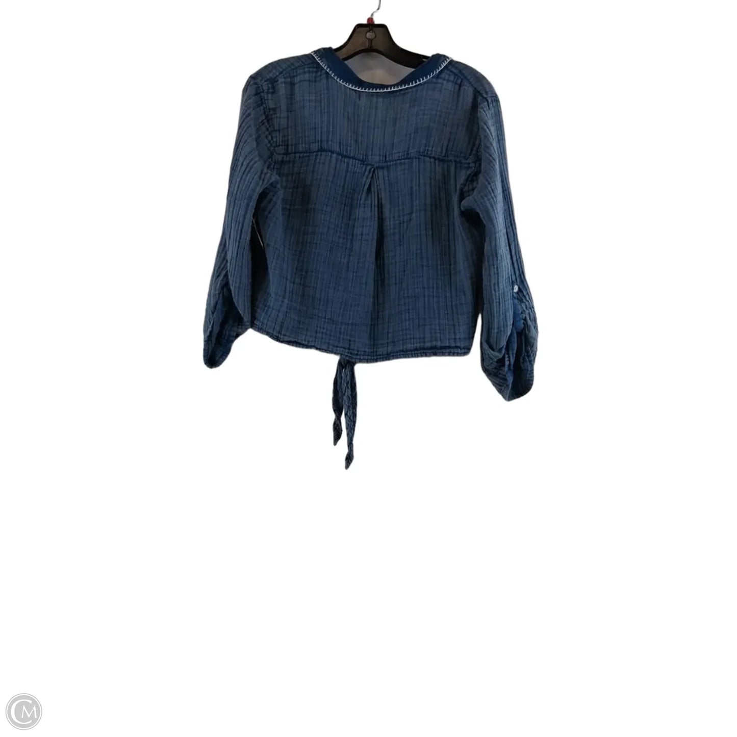 Top Long Sleeve By Natural Life In Blue, Size: Xs