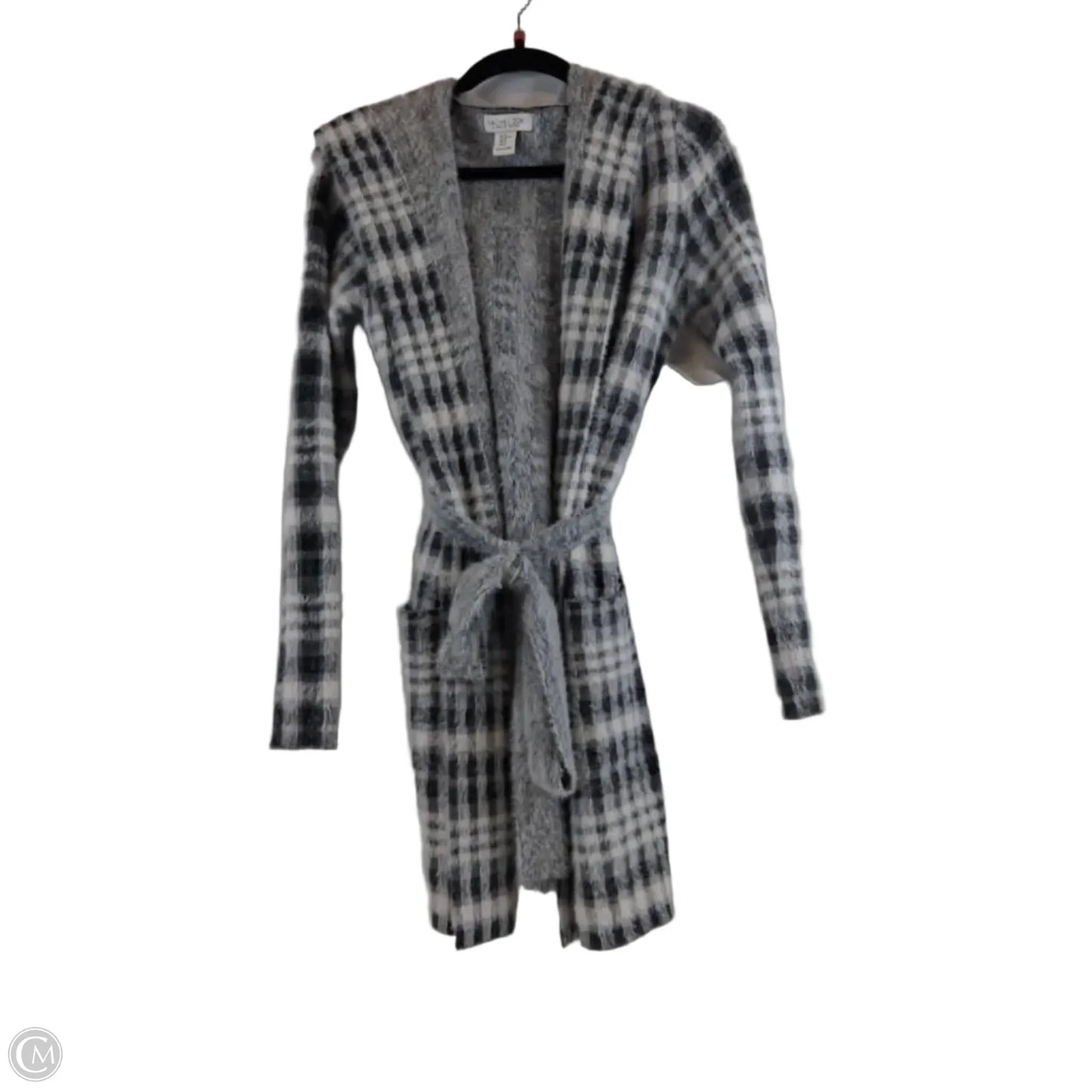Sweater Cardigan By Rachel Zoe In Black & White, Size: Xs