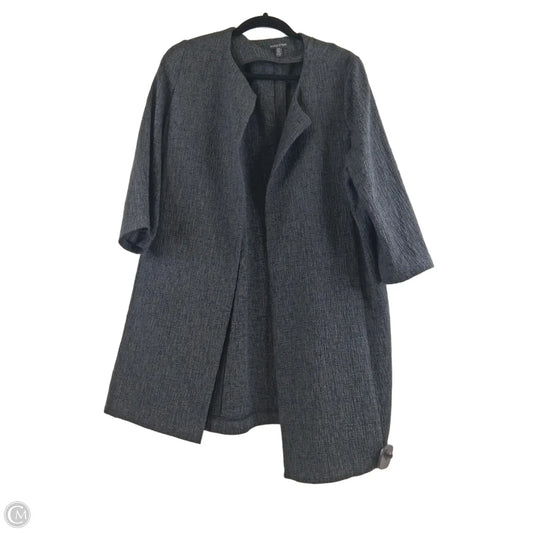 Blazer By Eileen Fisher In Grey, Size: Lp