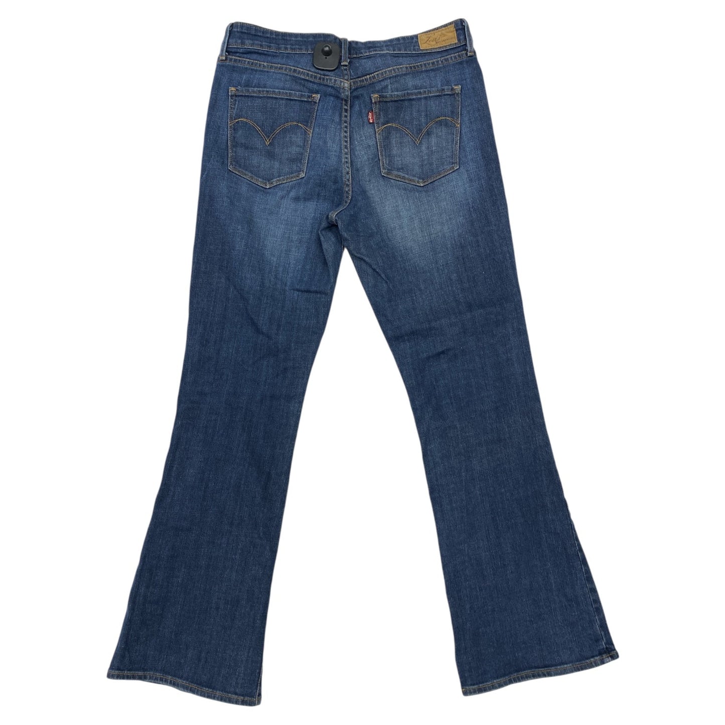 Jeans Boot Cut By Lee In Blue Denim, Size:12
