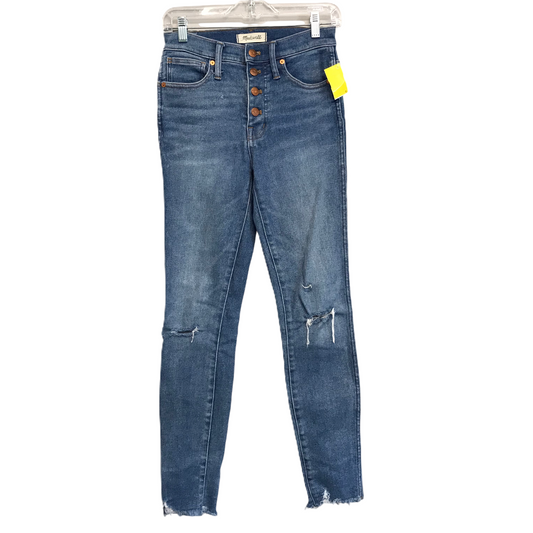 Jeans Skinny By Madewell In Blue Denim, Size: 2