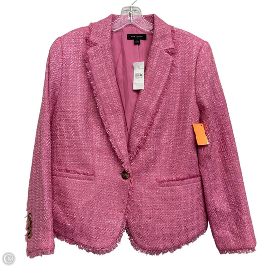 Blazer By Ann Taylor In Pink, Size: M