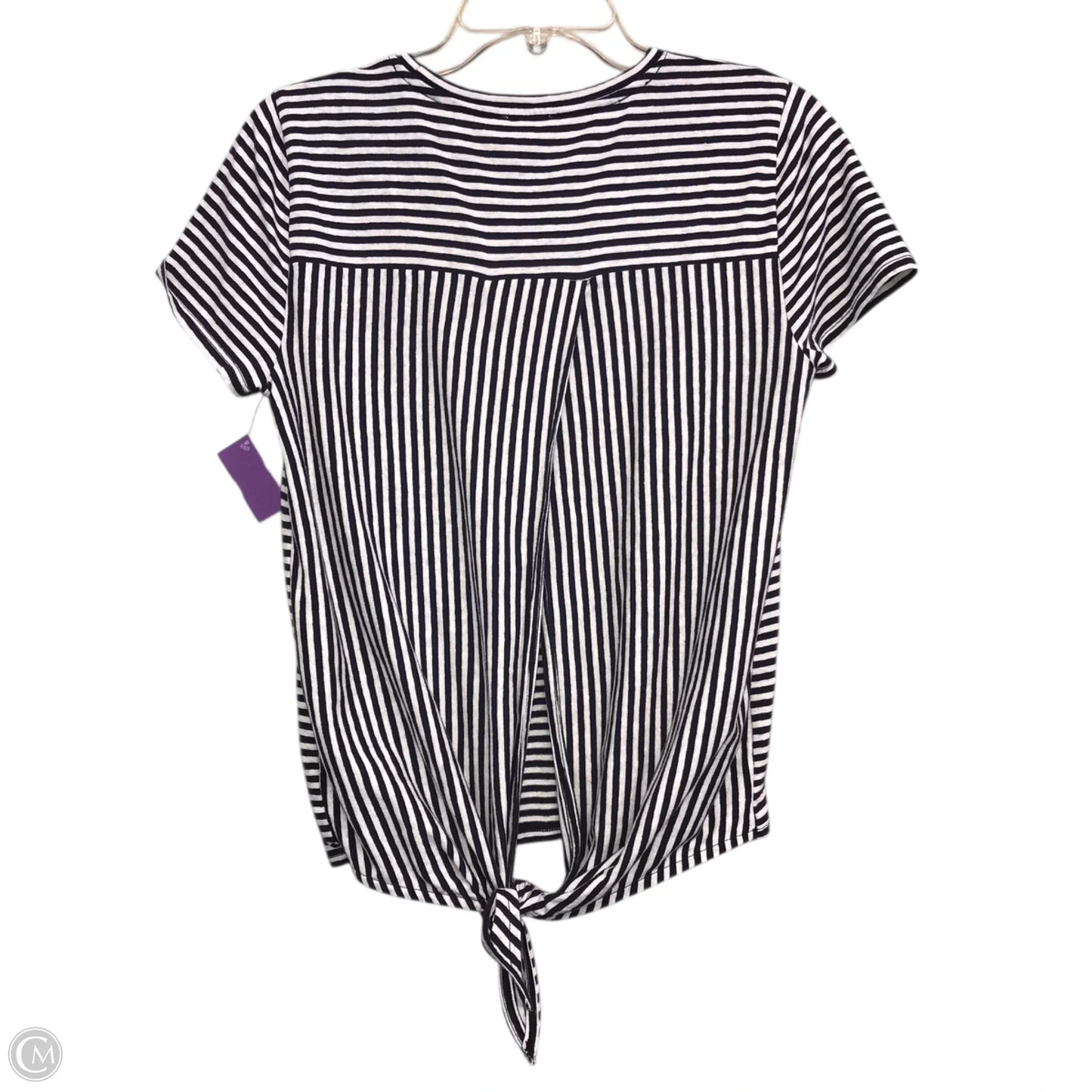 Top Short Sleeve By J. Crew In Striped Pattern, Size: S