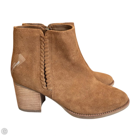 Boots Ankle Heels By Blondo In Brown, Size: 7