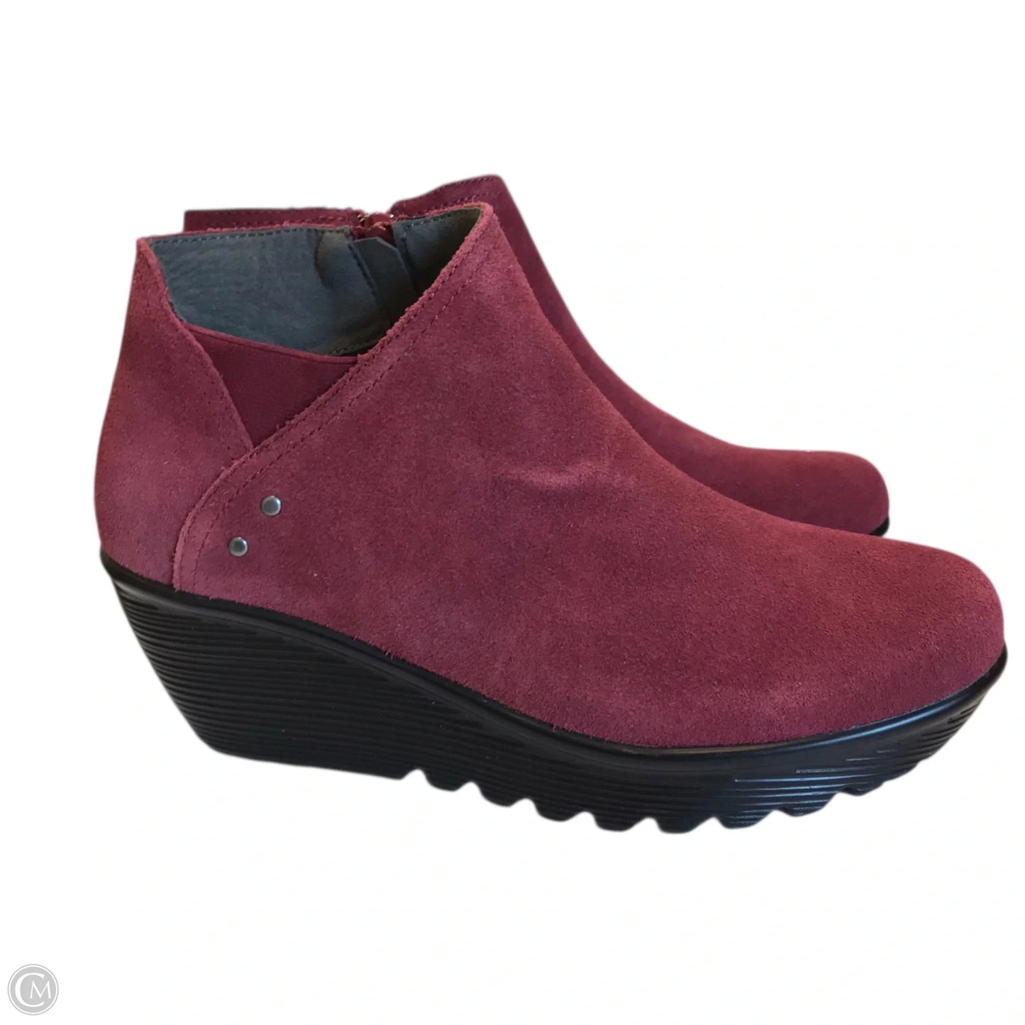 Boots Ankle Heels By Skechers In Red, Size: 10