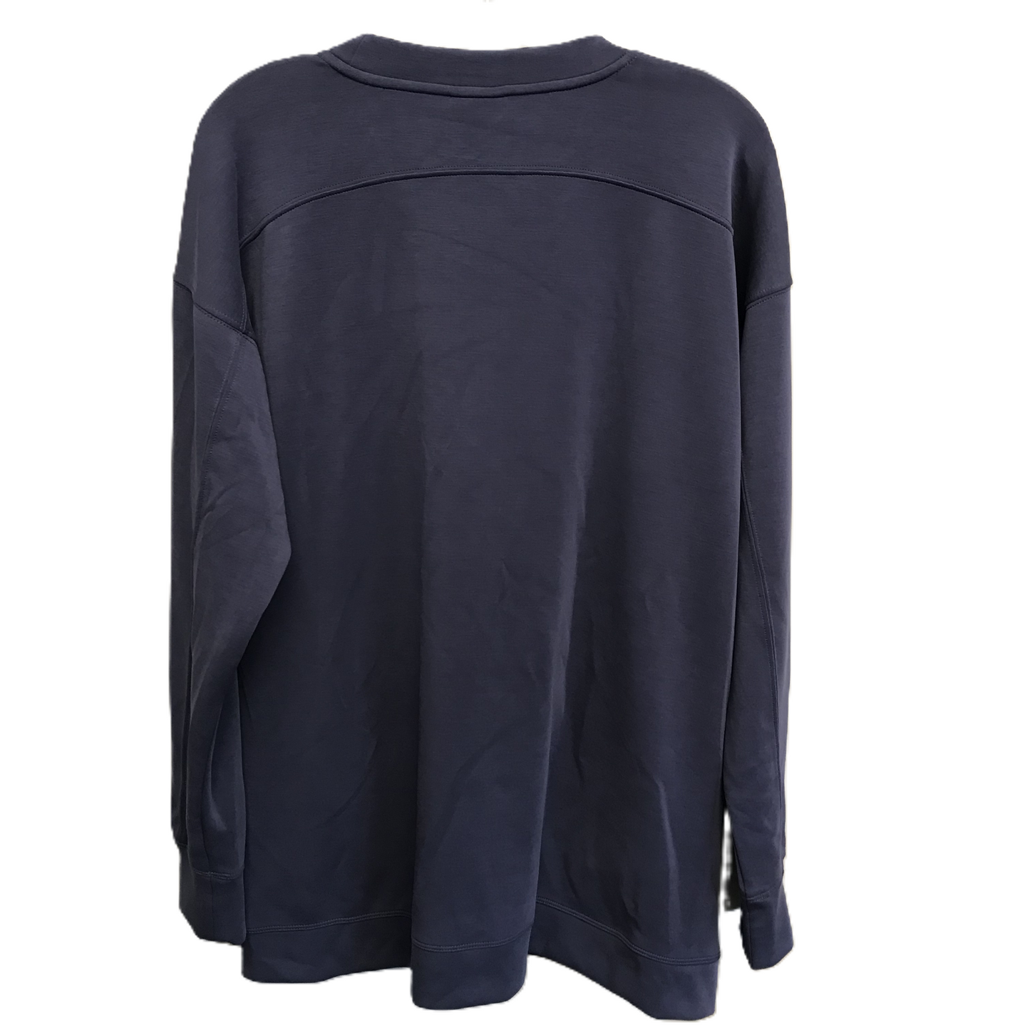 Blue Athletic Top Long Sleeve Crewneck By Sage, Size: L