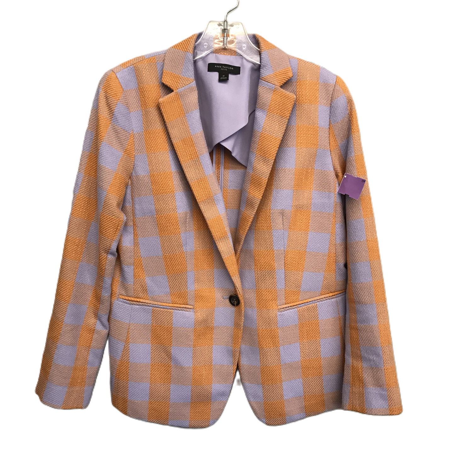 Orange & Purple Blazer By Ann Taylor, Size: M