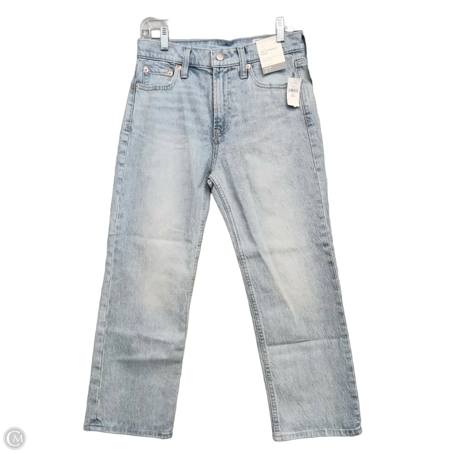Jeans Straight By Gap In Blue Denim, Size: 4P