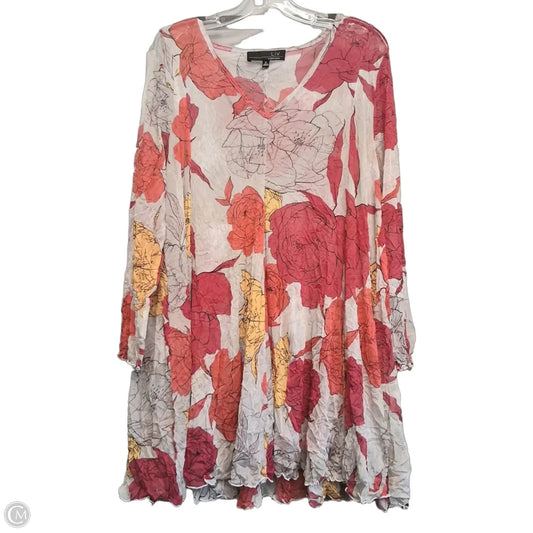 Top Long Sleeve By Habitat In Floral Print, Size: Xl