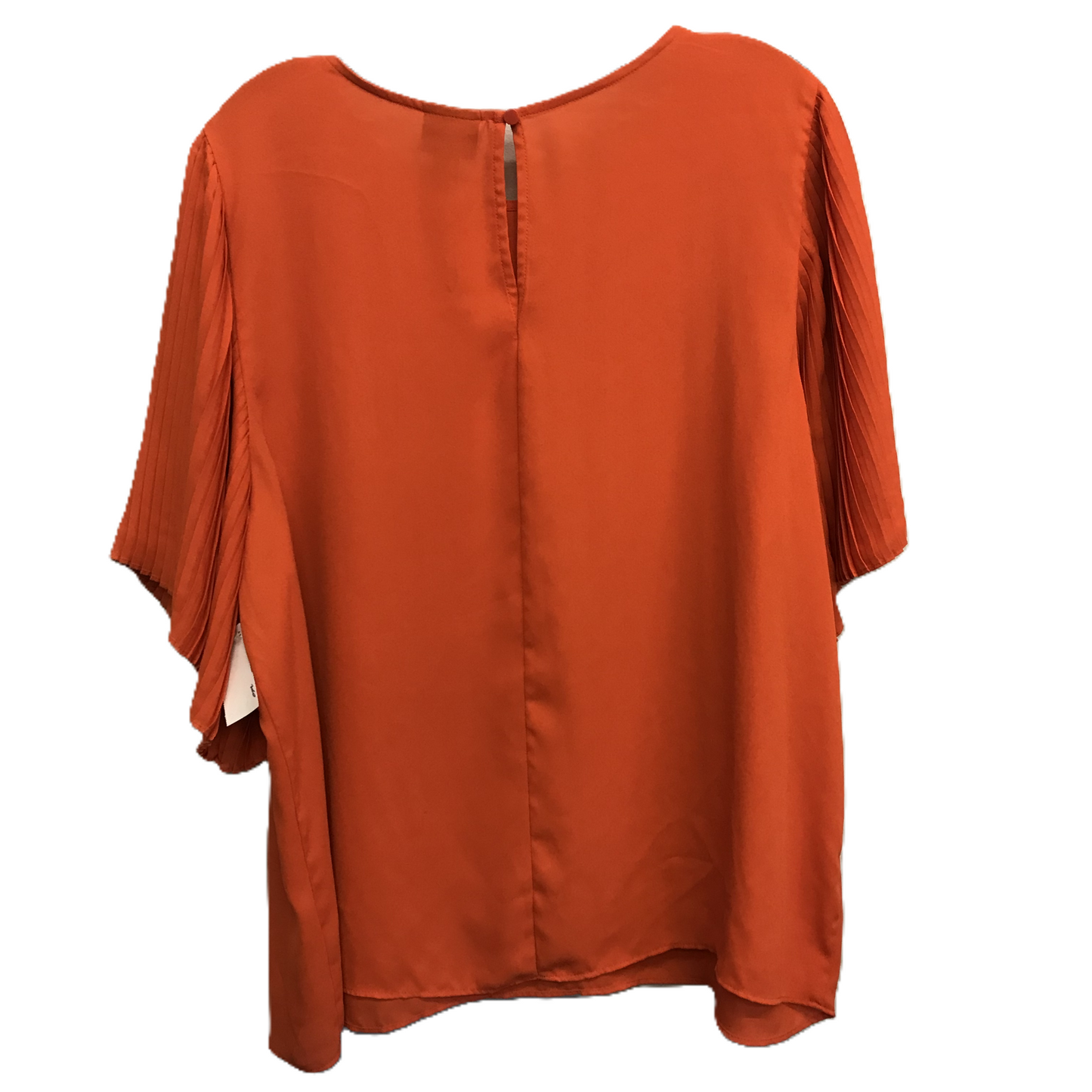 Orange Top Short Sleeve By Worthington, Size: Xl