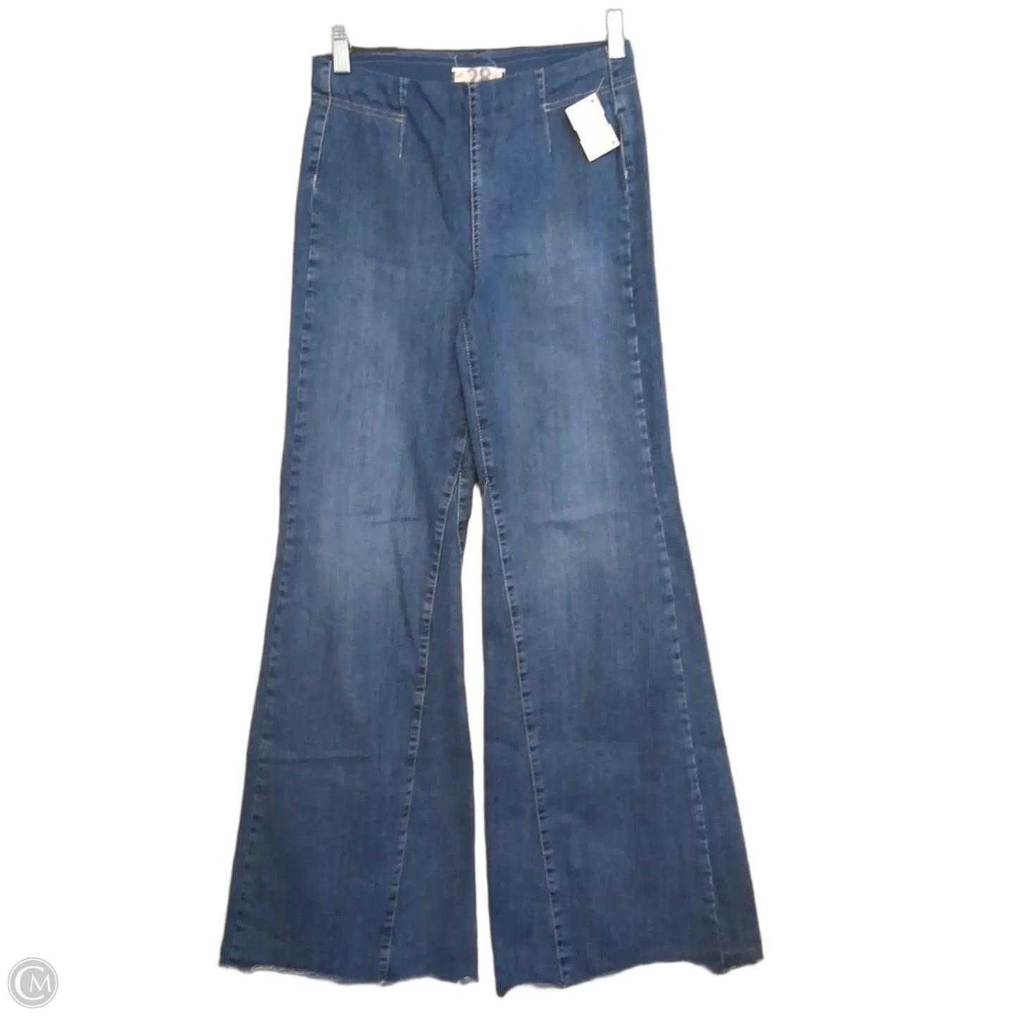 Jeans Wide Leg By We The Free In Blue Denim, Size: 6
