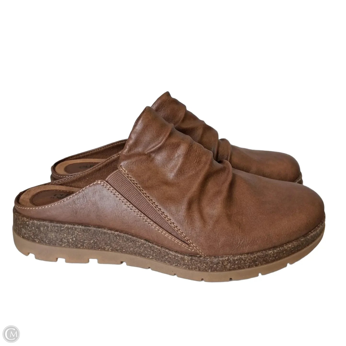Shoes Flats By Sofft In Brown, Size: 9