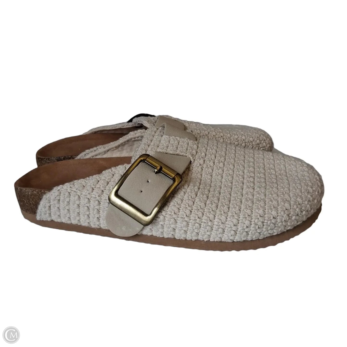 Shoes Flats By Torrid In Cream, Size: 7.5 Wide