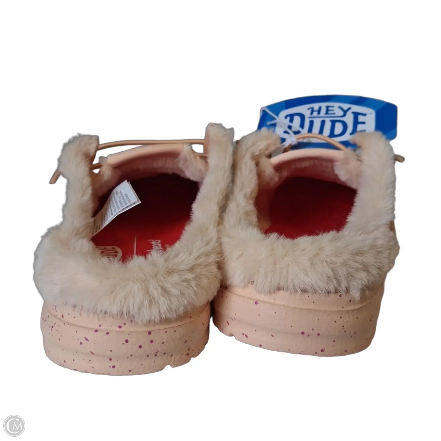Shoes Flat By Hey Dude In Peach, Size: 8