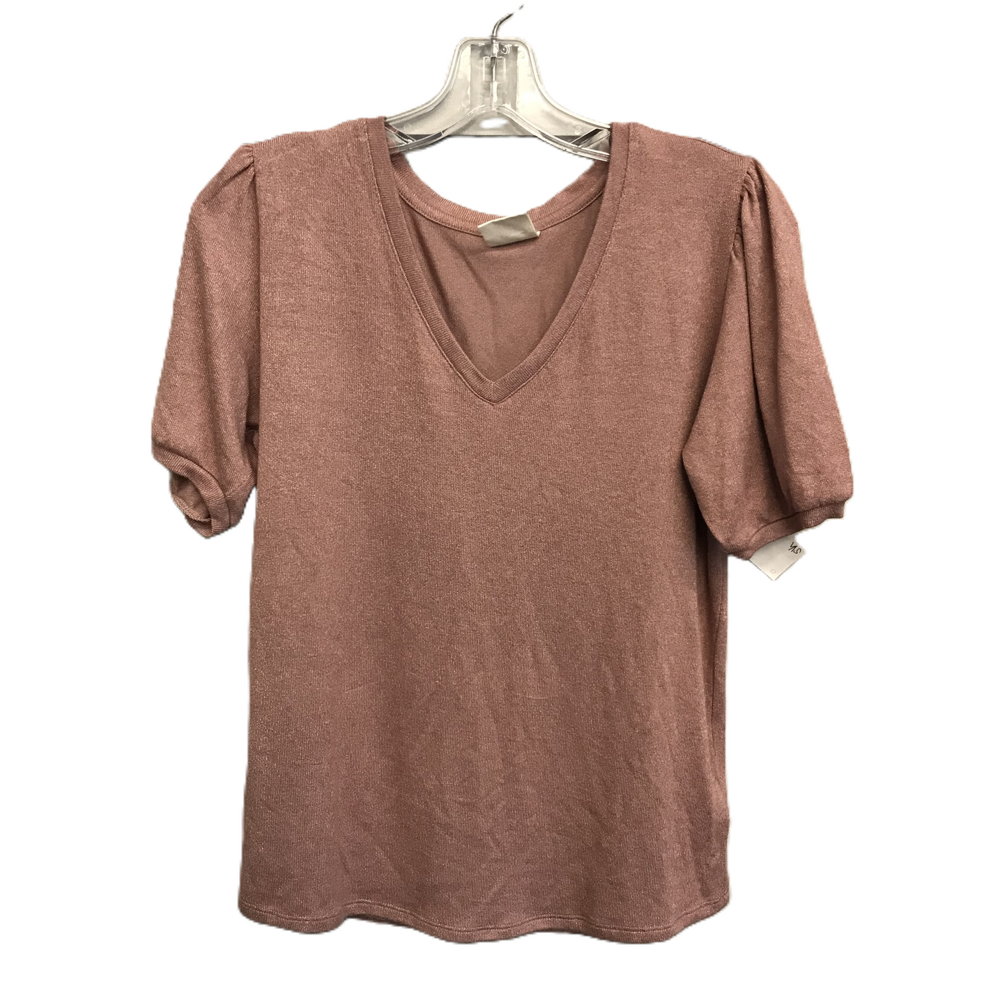 Mauve Top Short Sleeve Basic By Mod Ref, Size: S